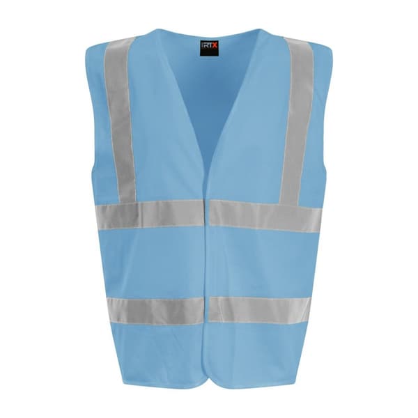 PRO RTX Unisex Vuxen Vuxen ärmlös Hi-Vis väst Sky Blue M