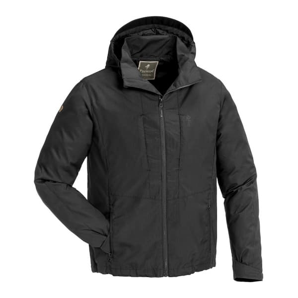 Tiveden TC-Stretch Black | Slitstark och vindtät Friluftsjacka