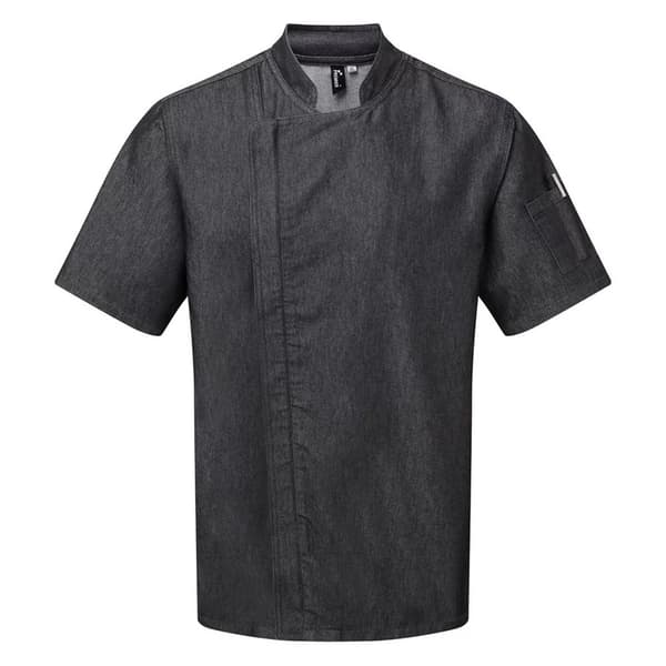 Premier Unisex kortärmad kockjacka för vuxna