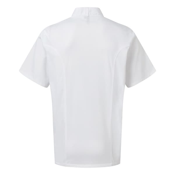 Premier Mens Coolchecker Short-Sleeved Chef Jacket