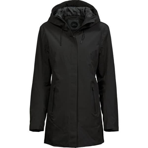 Tee Jays Womens/Ladies All Weather Parka Black L