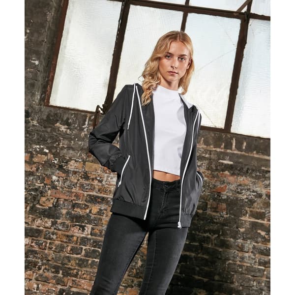 Build Your Brand Womens/Ladies Windrunner Recycled Jacket