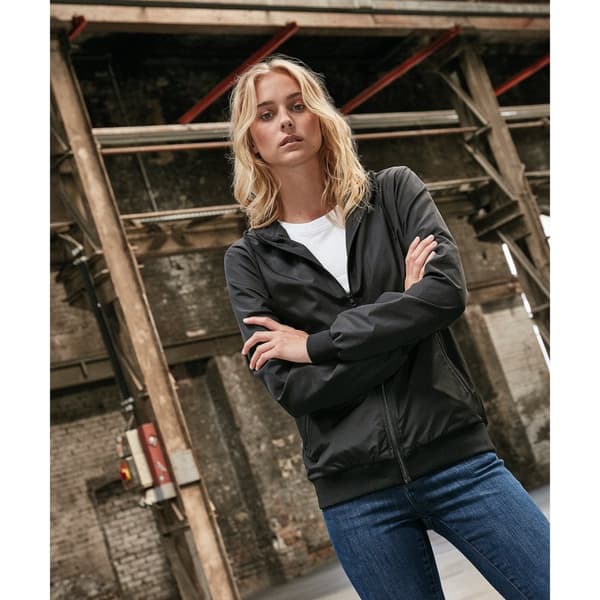 Build Your Brand Womens/Ladies Windrunner Recycled Jacket