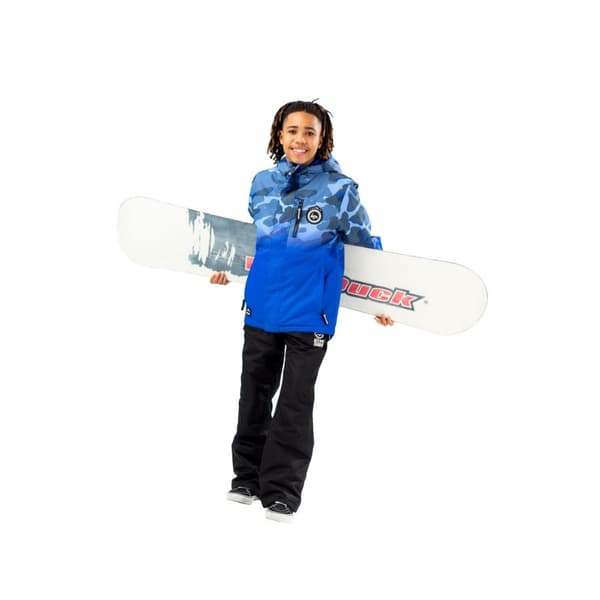 Hype Børn/børn Snow Iceline Camo Skijakke til børn Blue 16 Years