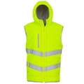 Miniatyrbilde 1 av 3: Yoko Womens/Ladies Kensington Hi-Vis Hooded Gilet