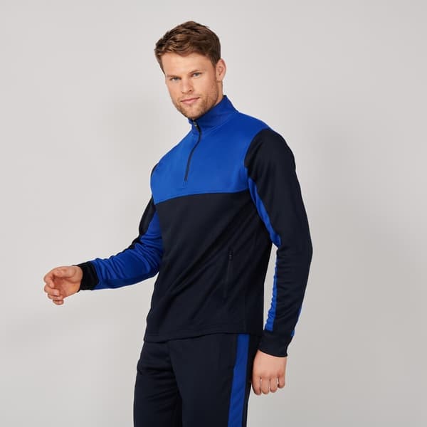 Finden & Hales Mens Quarter Zip Track Top