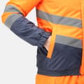 Miniatyrbild 3 av 5: Regatta Bomber vattentät Hi-Vis jacka för män