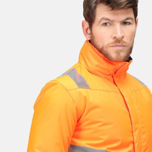 Regatta Bomber vandtæt Hi-Vis jakke til mænd
