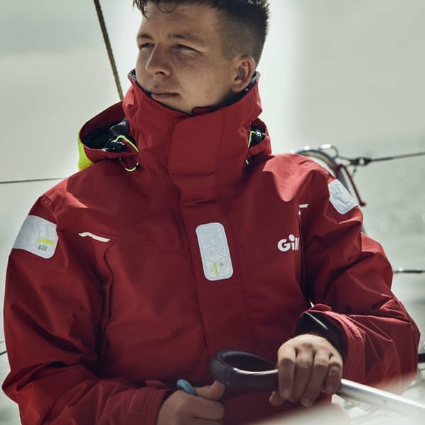 Seglarjacka Gill OS2 Offshore Red, herr Klädstorlek: Large