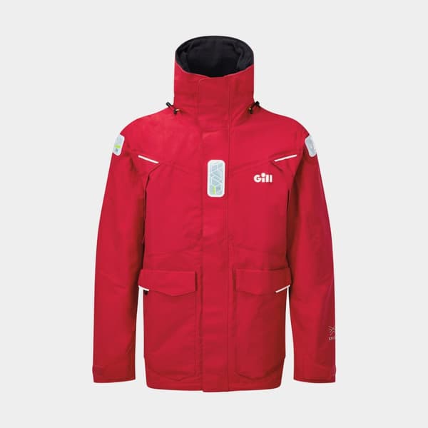 Seglarjacka Gill OS2 Offshore Red, herr Klädstorlek: Medium