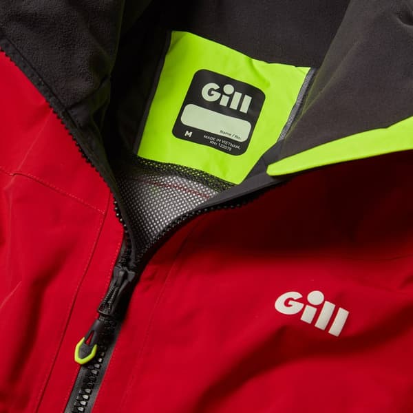 Seglarjacka Gill OS3 Coastal Red, herr Klädstorlek: X-Large