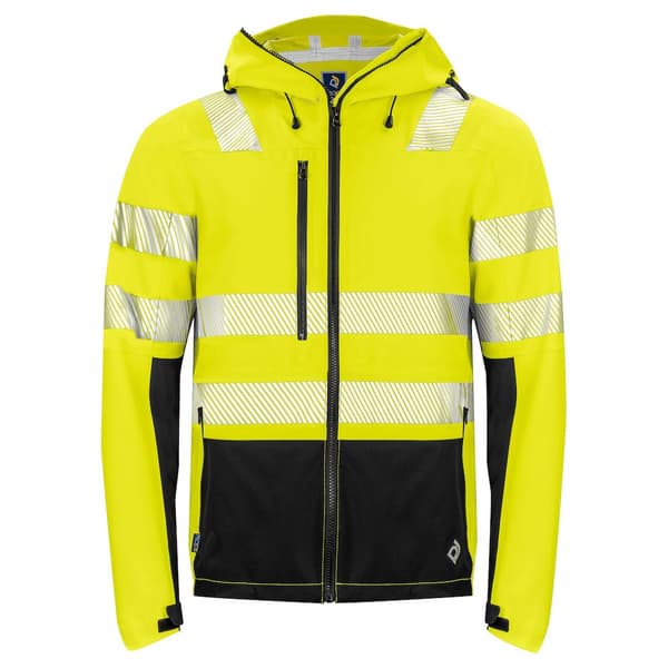 Projob Mens Hi-Vis Hooded Jacket