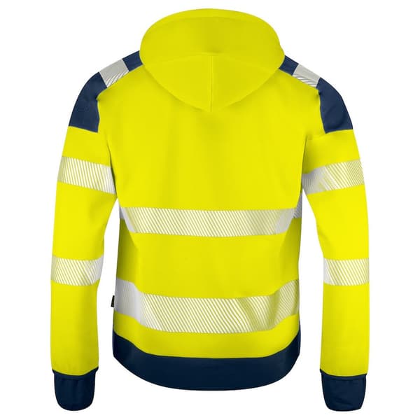 Projob Herre Hi-Vis jakke med lang manchet og hætte med hætte