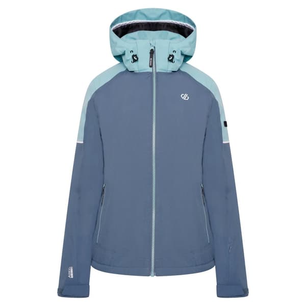 Dare 2B Womens/Ladies Enliven Ski Jacket Orion Grey/Canton Green 16 UK