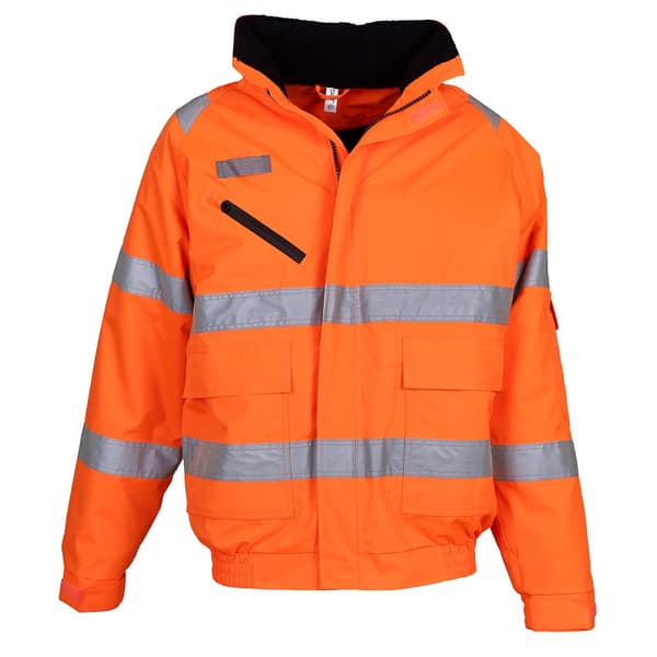 Yoko Unisex Fontaine Hi-Vis Bomber Jacket för vuxna