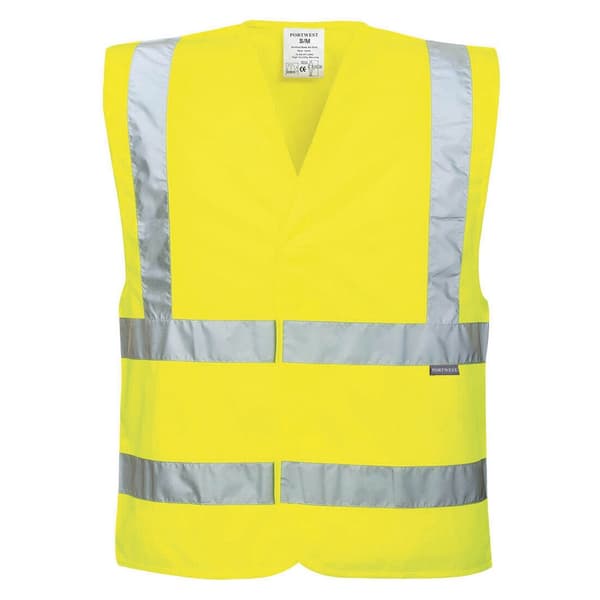 Portwest Unisex Adult Eco Friendly Hi-Vis Vest