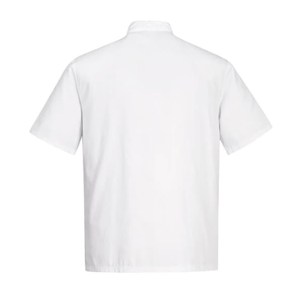 Portwest Mens Cumbria Short-Sleeved Chef Jacket