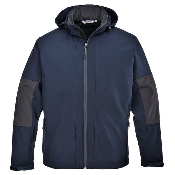 Portwest Soft Shell jakke med hætte til mænd