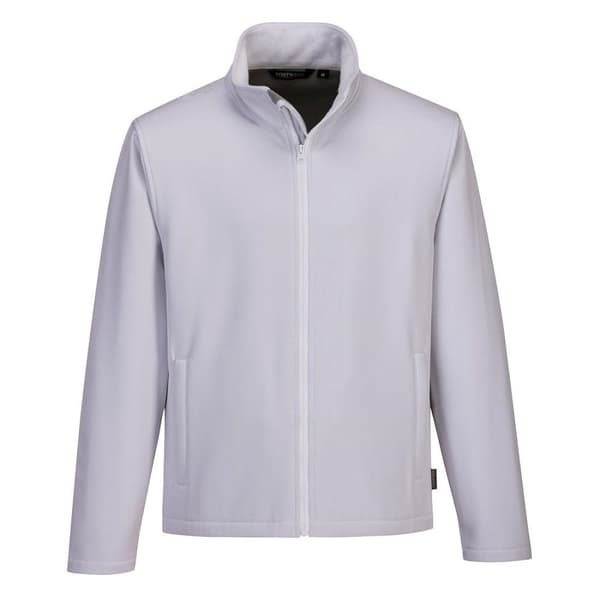 Portwest Mens Soft Shell Jacket White S
