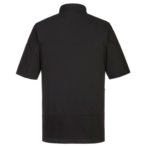 Portwest Mens Surrey Short-Sleeved Chef Jacket