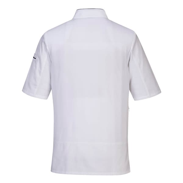 Portwest Mens Surrey Short-Sleeved Chef Jacket