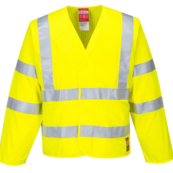 Portwest Flamresistent Hi-Vis-jacka för män