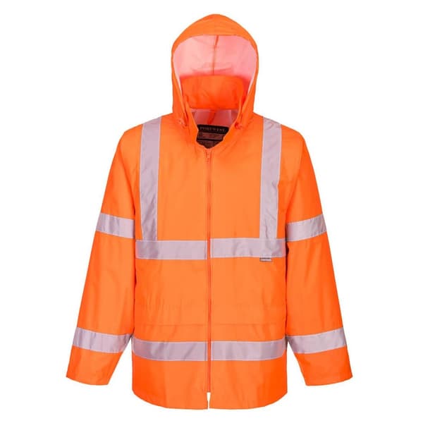 Portwest Hi-Vis säkerhetsregnjacka för män