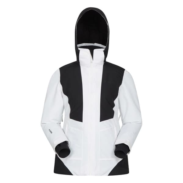 Mountain Warehouse Womens/Ladies Slalom Extreme Waterproof Ski Jacket Monochrome 20 UK
