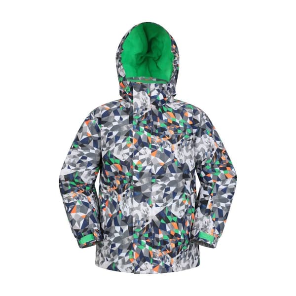Mountain Warehouse Childrens/Kids Mogal Geometric Ski Jacket Blue 2-3 Years