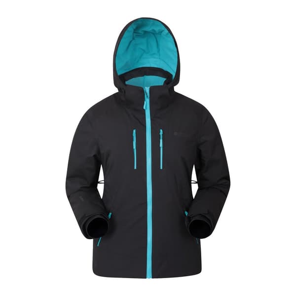 Mountain Warehouse Womens/Ladies Slopestyle Extreme Slim Ski Jacket Carbon 6 UK