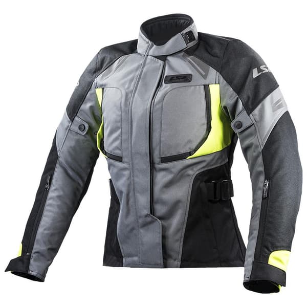 Ls2 Textil Jacka Phase Grå 2XL Kvinna