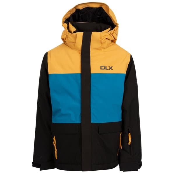 Trespass Childrens/Kids Garcia DLX Ski Jacket Black/Yellow/Blue 5-6 Years