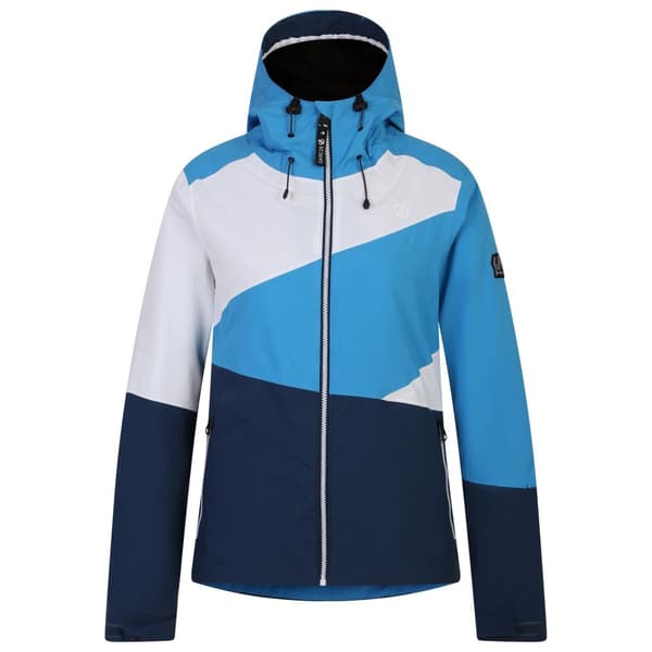 Dare 2B Womens/Ladies Ice Colour Block Ski Jacket Swedish Blue/Moonlight Denim 16 UK