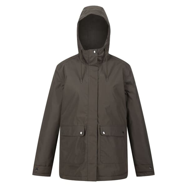 Regatta Vattentät Broadia-jacka för damer/kvinnor Dark Khaki 16 UK