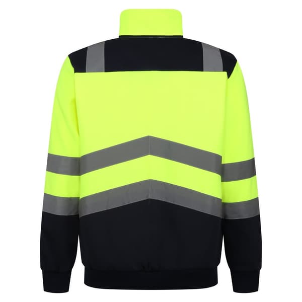 Regatta Mens Pro Hi-Vis Quarter Zip Top