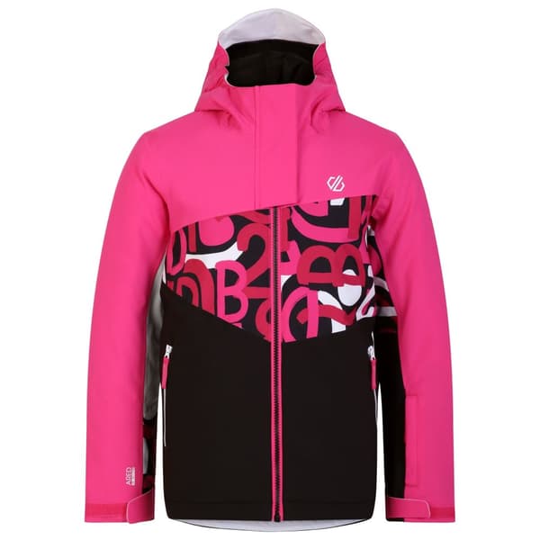 Dare 2B Childrens/Kids Humour II Graffiti Ski Jacket Pure Pink/Pink 5-6 Years