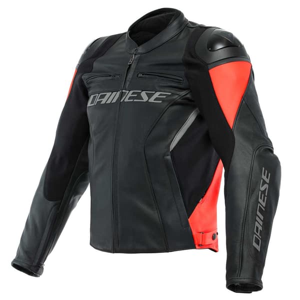 Dainese Nahka Takki Racing 4 Punainen,Musta 48 Mies