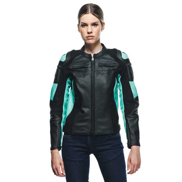 Dainese Nahka Takki Racing 4 Musta 46 Nainen