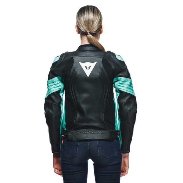 Dainese Nahka Takki Racing 4 Musta 46 Nainen