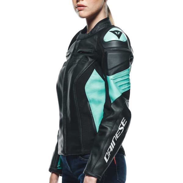 Dainese Nahka Takki Racing 4 Musta 46 Nainen