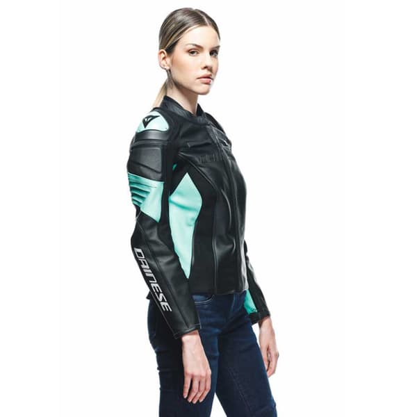 Dainese Nahka Takki Racing 4 Musta 46 Nainen