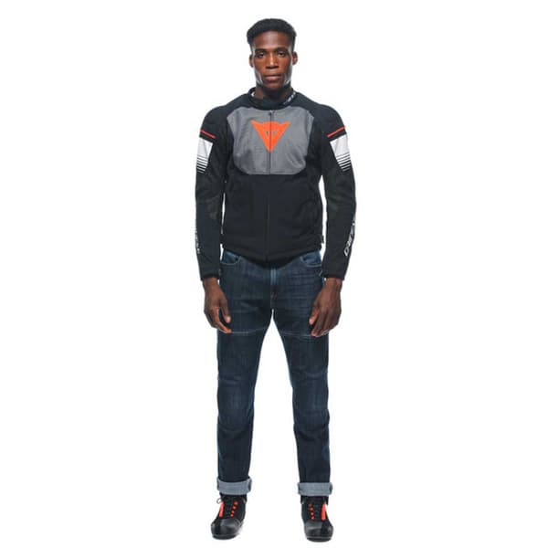Dainese Jakke Air Fast Tex Sort,Grå 52 Mand