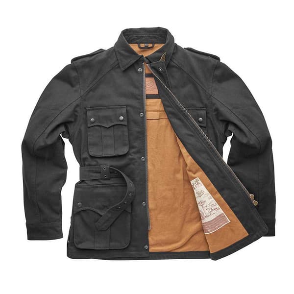 Fuel Motorcycles Jacka Safari Svart 2XL Man