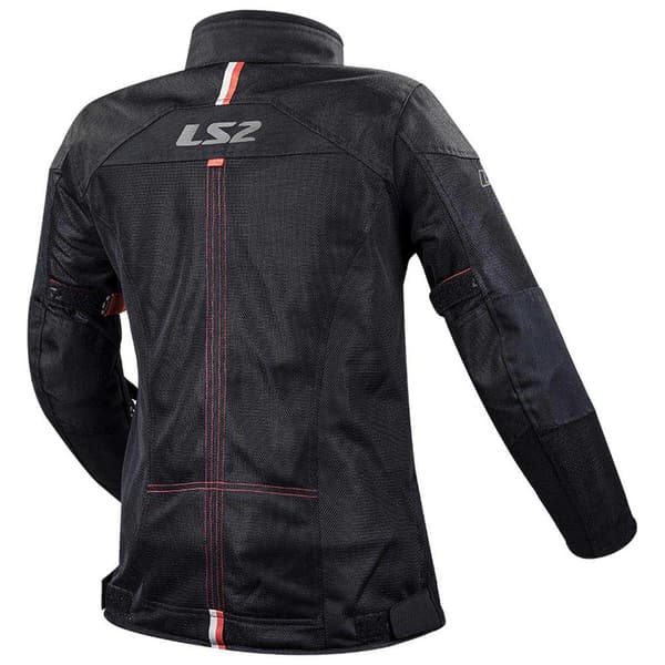 Ls2 Textil Jacka Alba Svart 2XL Kvinna