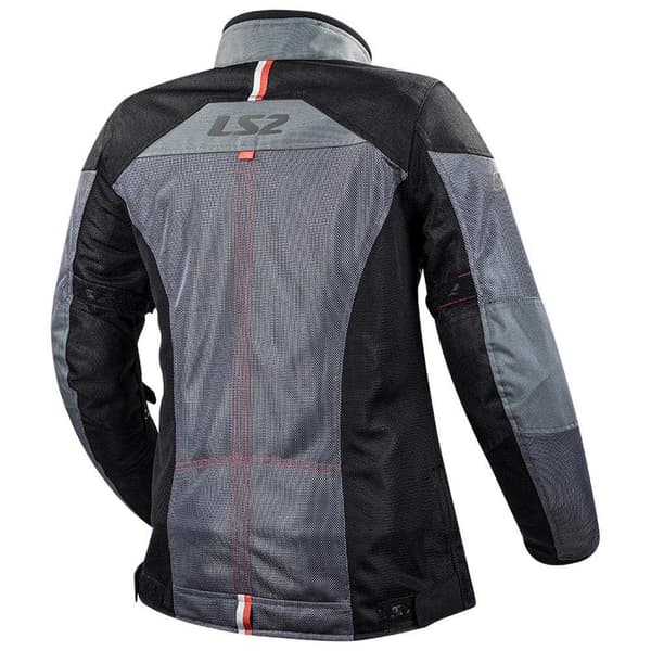 Ls2 Textil Jakke Alba Grå 2XL Kvinde