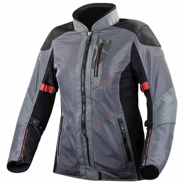 Ls2 Textil Jakke Alba Grå 2XL Kvinde
