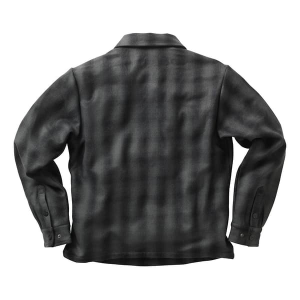West Coast Choppers Jacka Wool Lined Plaid Svart M Man