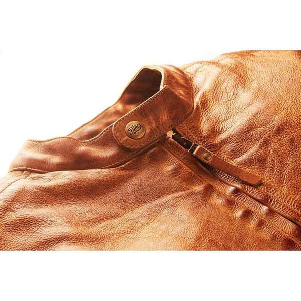 Fuel Motorcycles Jakke Bourbon Brun 2XL Mand