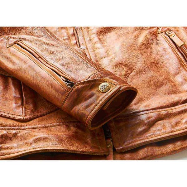 Fuel Motorcycles Jakke Bourbon Brun 2XL Mand