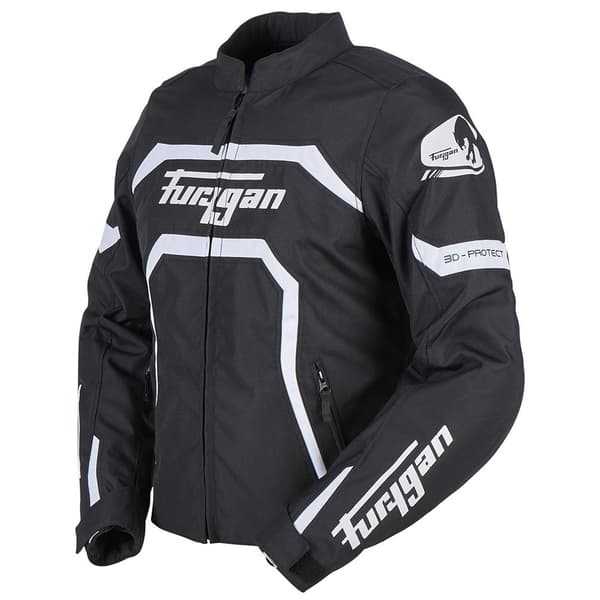 Furygan Jacka Mystic Evo Vit,Svart S Kvinna